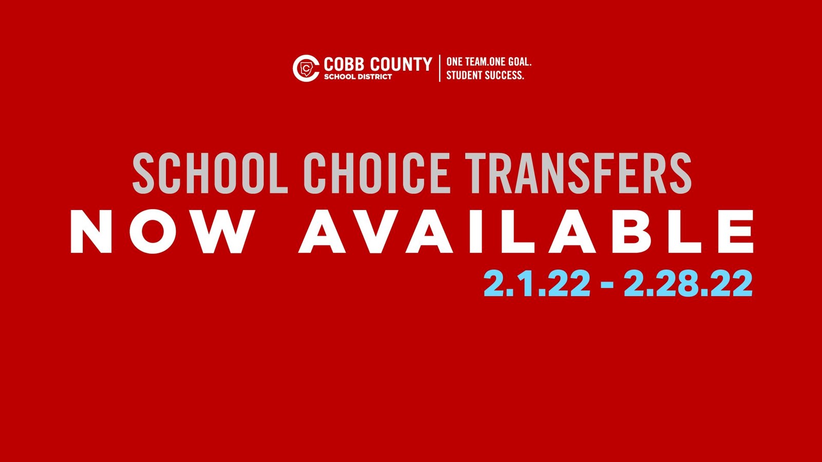 School Choice Transfers Now Available